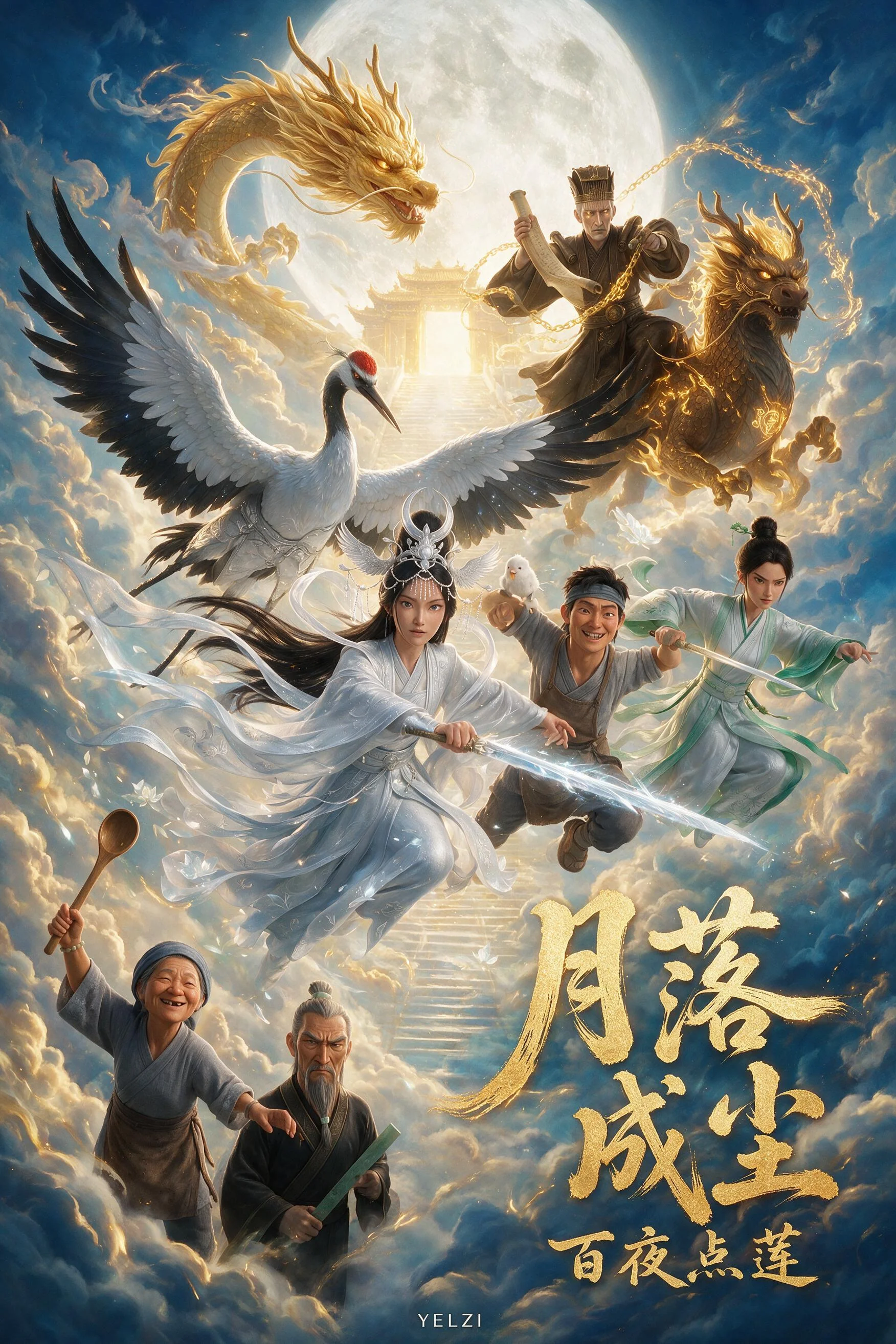 โปสเตอร์ When the Moon Falls to Dust (月落成尘)